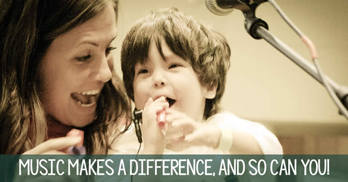 Teacher and child: Music Makes a Difference, and So Can You!
