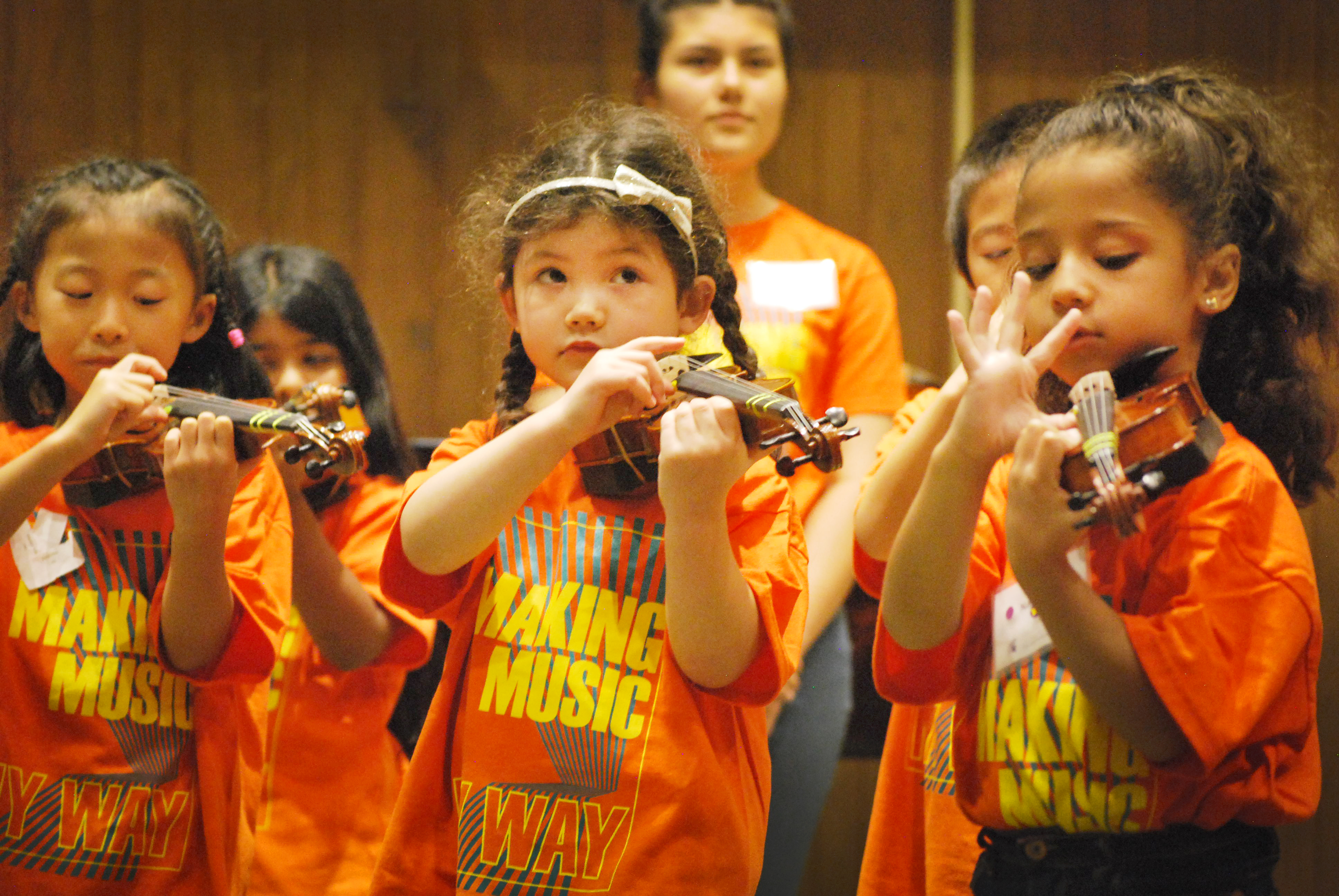 Youth at 2019 Beginning Strings Camp